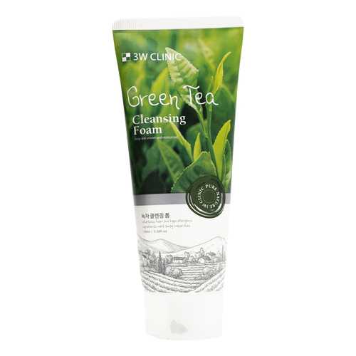 Пенка для умывания 3W Clinic Green Tea Cleansing Foam 100 мл