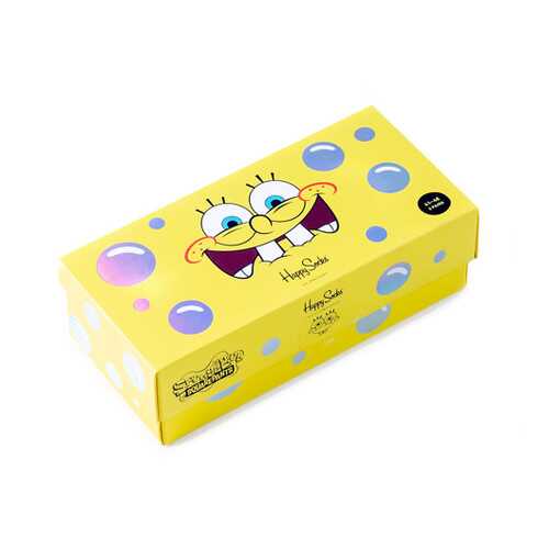 Носки Happy Socks SpongeBob 3 разноцветные 36-40
