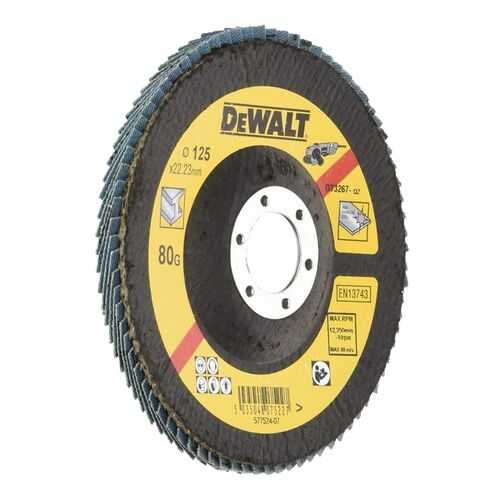 Круг лепестковый шлифовальный для шлифовальных машин DeWalt DT3267-QZ