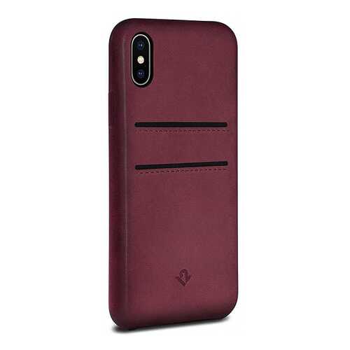 Чехол-накладка Twelve South Relaxed (12-1738) для Apple iPhone X (Marsala)