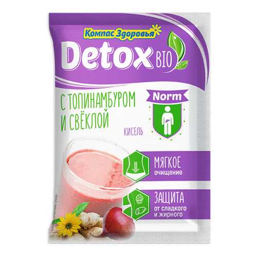 Кисель detox bio Norm С топинамбуром и свеклой Компас здоровья 25 г