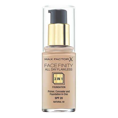 Тональный крем Max Factor Face Finity All Day Flawless 3-in-1 тон 50 Natural 30 мл