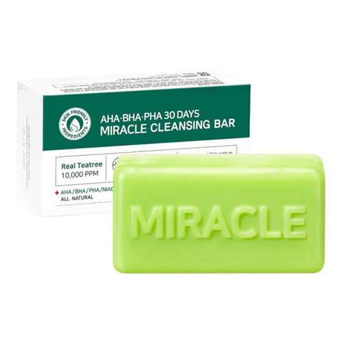 Мыло с кислотами для проблемной кожи Some By Mi AHA-BHA-PHA 30 Days Miracle Cleansing Bar