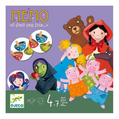Семейная настольная игра Djeco Memo Il etait une fois