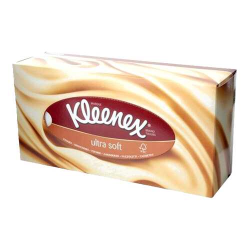 Салфетки в коробке Kleenex ultrasoft 56 штук