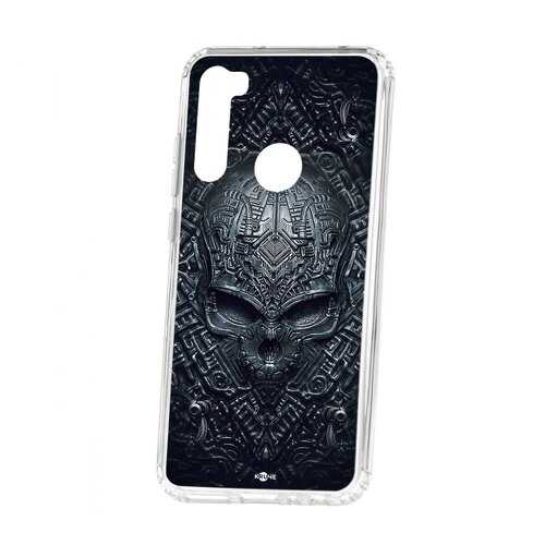 Чехол Kruche Xiaomi Redmi Note 8T Print Череп техно