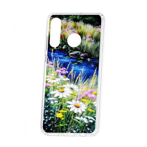 Чехол Kruche Huawei P30 Lite Print Ромашки у ручья