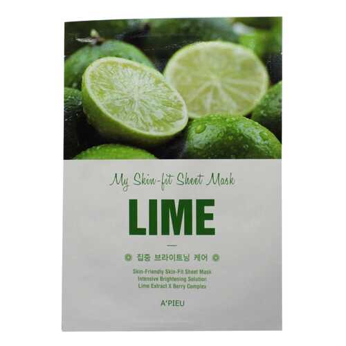 Маска для лица A'Pieu My Skin-Fit Sheet Lime 25 г