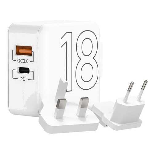 Сетевое зарядное устройство Lyambda LT18-WT White