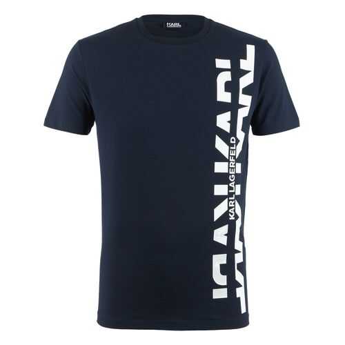 Футболка мужская Karl Lagerfeld 755024501221 синяя XL