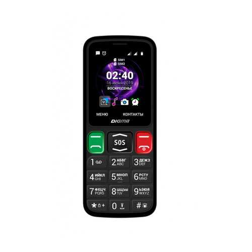 Мобильный телефон Digma Linx S240 (LT2060PM) Black