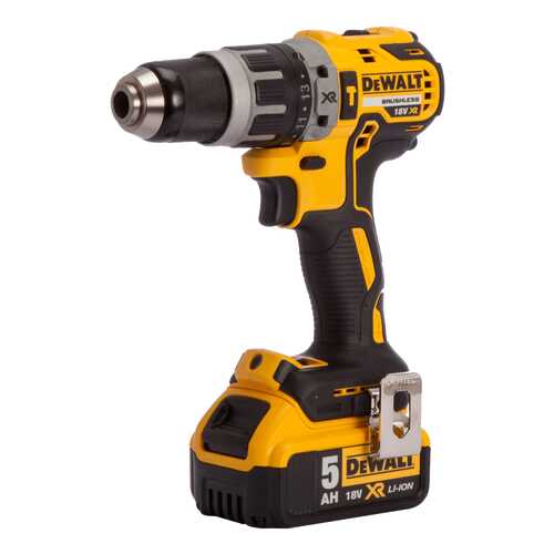 Аккумуляторная безударная дрель-шуруповерт DeWalt DCD 796 P2 (18В, 5А*ч)
