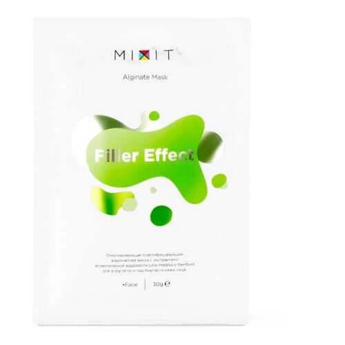 Альгинатная маска для лица Mixit Filler Effect Alginate Mask омолаживающая 30 г