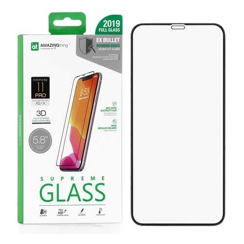Защитное стекло AMAZINGthing SupremeGlass Extra Hard 3D Black 0.3mm для Apple iPhone X