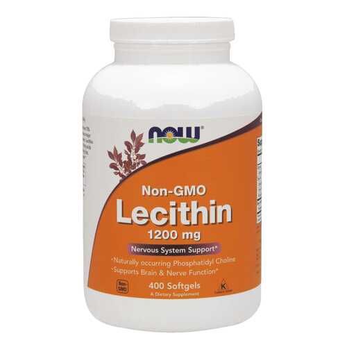 Для нервной системы NOW Lecithin 1200 мг 400 капсул