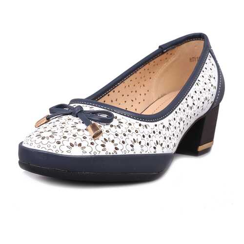 Туфли женские T.Taccardi 27306460 белые/синие 36 RU