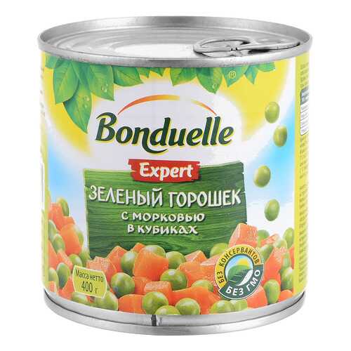 Зеленый горошек с морковью Bonduelle в кубиках 400 г