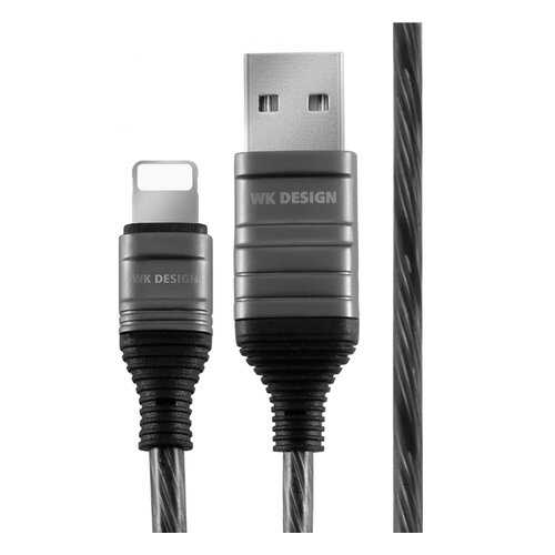 Кабель USB-iP WK Kutry Black 1m