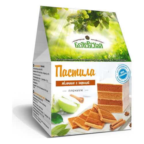 Белевская Пастила с Корицей без сахара 75г
