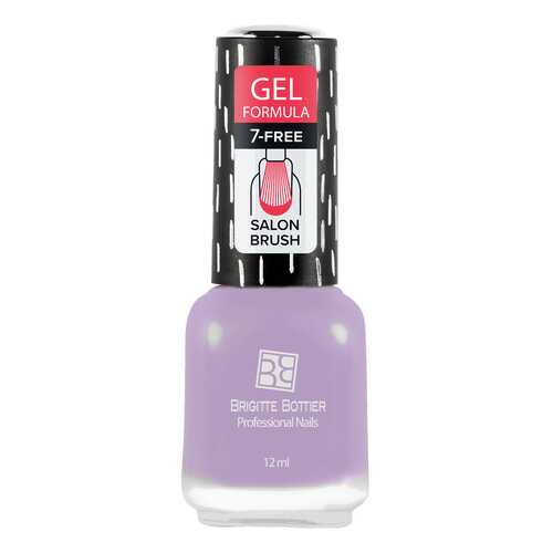 Лак с гелевым эффектом Brigitte Bottier Gel Formula тон 27 лавандовый, 12 мл