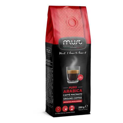 Кофе молотый Must pure arabica 250 г