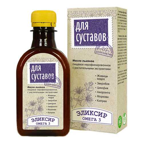 Масло льняное Компас Здоровья для суставов 200 мл
