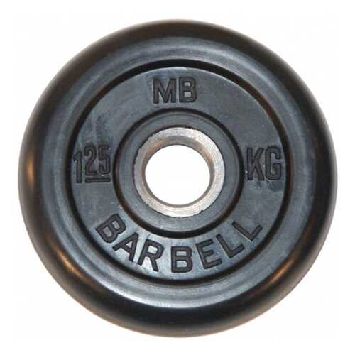 Barbell d 31 мм черный 1,25 кг