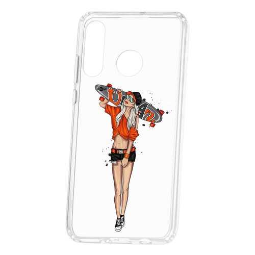 Чехол Kruche Huawei P30 Lite Print Лонгборд