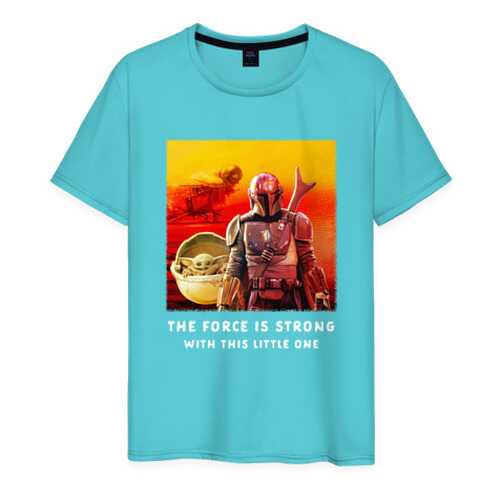 Футболка мужская ВсеМайки 2147231 бирюзовая XXXL