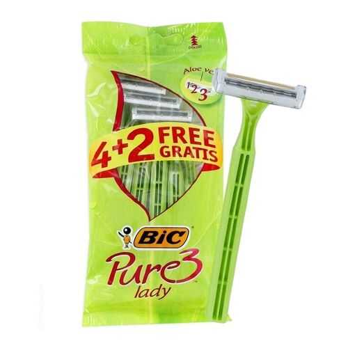 Бик Леди / Bic Lady Pure 3 - Женские одноразовые станки для бритья 6 шт