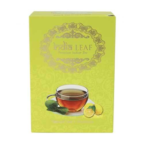 Чай India leaf Черный с лимоном, среднелистовой с добавками, 100 гр