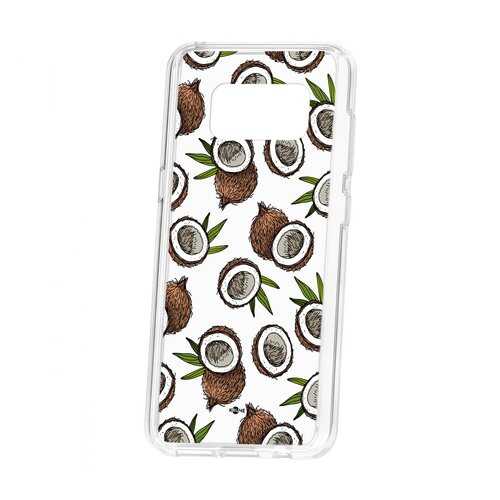 Чехол Kruche Samsung Galaxy S8 Print Кокосы