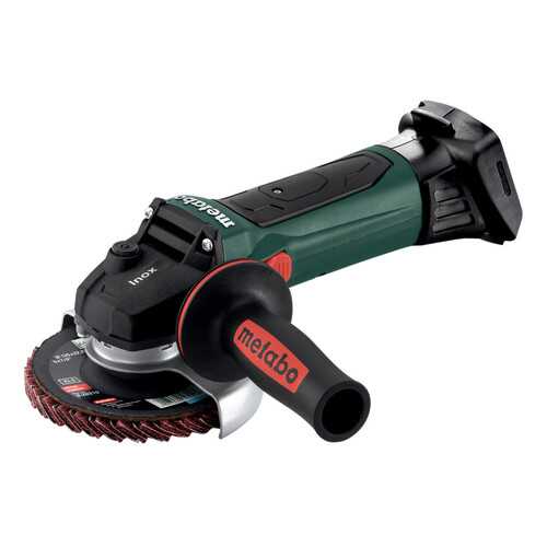 Акк. угловая шлифовальная машина Metabo W 18 LTX 125 Inox 600174850 БЕЗ АККУМУЛЯТОРА И З/У