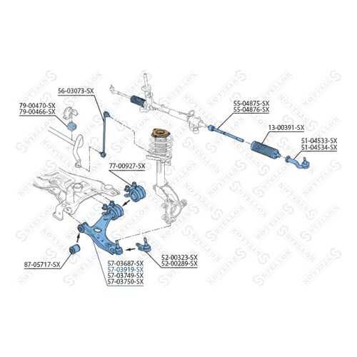 Рычаг подвески Stellox 57-03919-SX