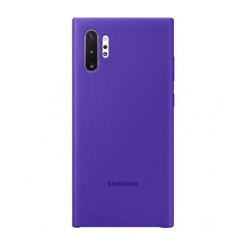 Чехол Silicone Cover для Samsung Galaxy Note 10 Plus (Фиолетовый)