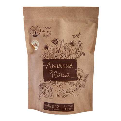 Каша льняная с яблоком и корицей 400 г