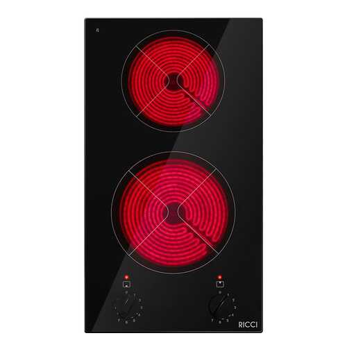 Встраиваемая варочная панель электрическая RICCI KS-T23011R Black