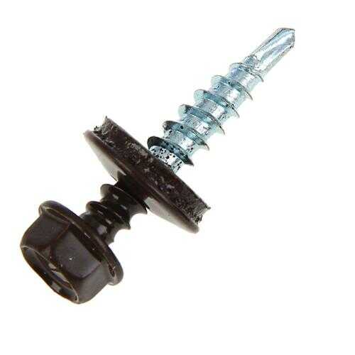 Саморез TECH-KREP 124651 кр св. 4.8х70 ral-8019 (коричневый) (30шт) - коробка с ок.