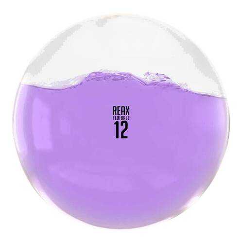 Медицинбол Reaxing Reax Fluiball, фиолетовый, 12 кг