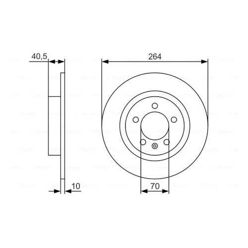 Тормозной диск Bosch 0986479S88