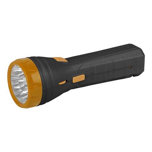 Фонарь Трофи TA12 черн./оранж. (9xLED, аккум., FM-радио)