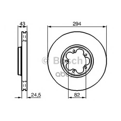 Диск тормозной BOSCH 0986478303