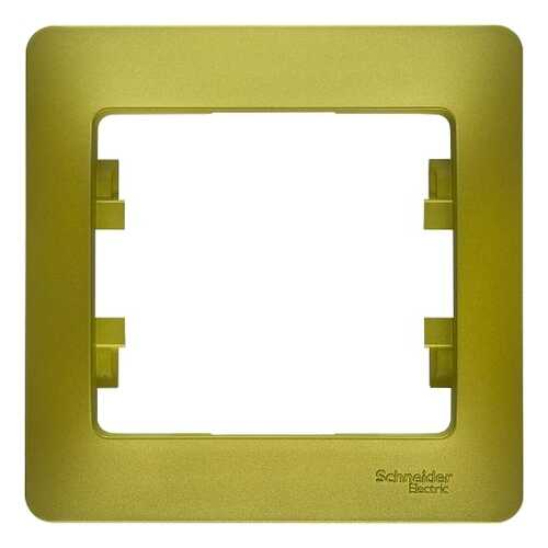 Рамка Schneider Electric Glossa 1-ая Фисташковая