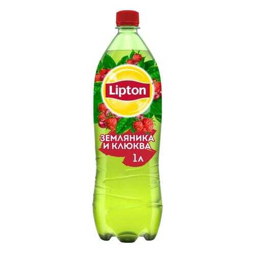 Чай зеленый Lipton клюква-земляника 1 л