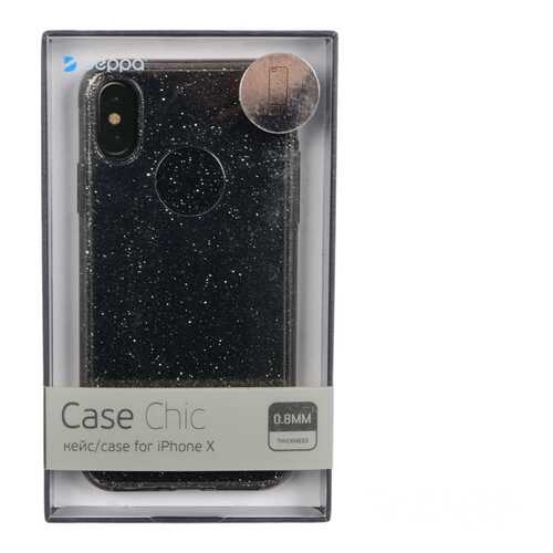 Чехол Deppa Chic Black для Apple iPhone X