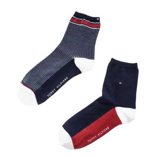 Набор носков женских Tommy Hilfiger 320104001 синих 39-42 US