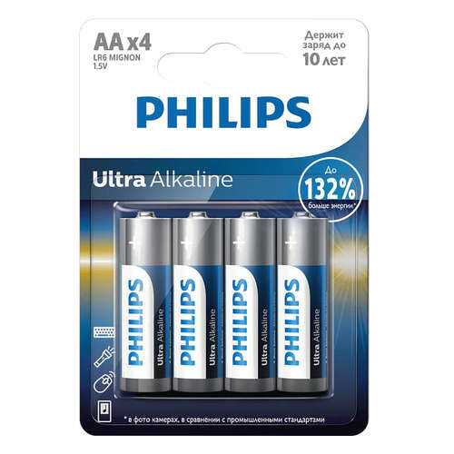 Батарейка Philips LR6E4B/51 Ultra 4 шт