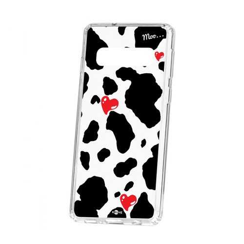 Чехол Kruche Samsung Galaxy S10 Print Корова