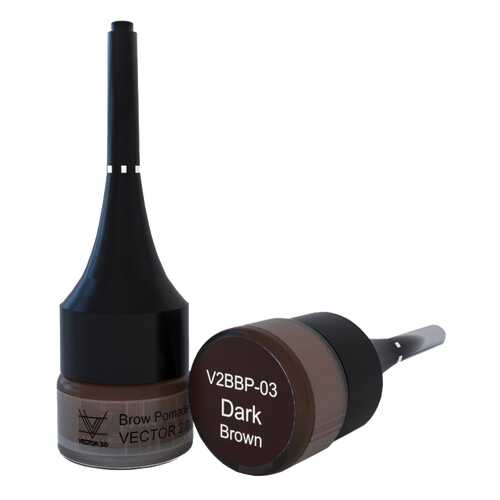 Гелевая помадка для бровей ONIQ Vector 2.0, Dark Brown
