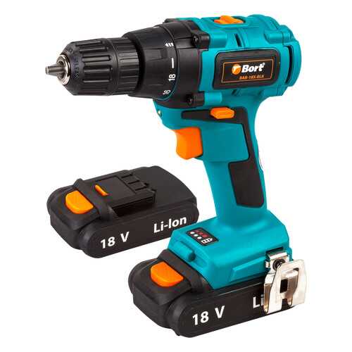 Аккумуляторная дрель-шуруповерт Bort BAB-18X-BLK 93722616